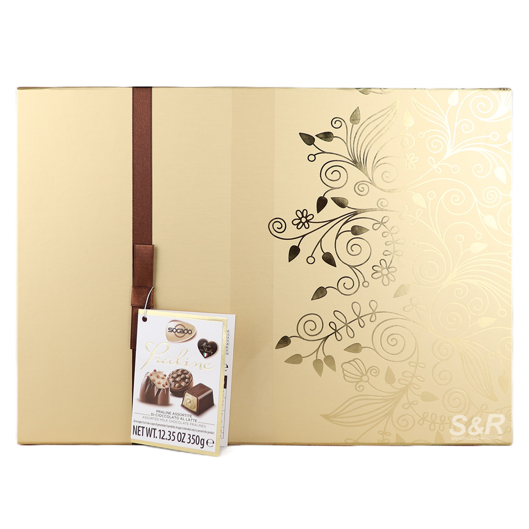 Socado Assorted Milk Chocolate Pralines Gift Box 350g Socado Assorted Milk Chocolate Pralines Gift Box 350g